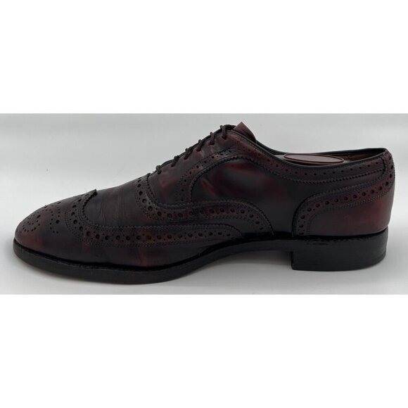 Allen Edmonds McAllister Burgundy Leather Brogue Oxford Dress Shoes Size 9D main image 7